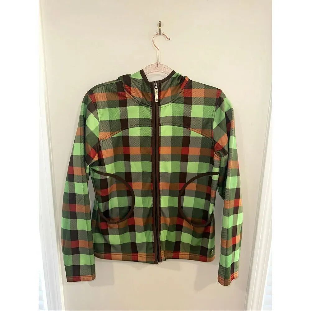 Burton Women's Geo 3/2 Plaid Ski Inner Shell Jacket Medium